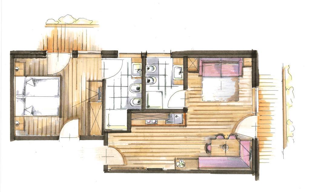 Garni Appartement Alpenresidence Cadipietra Bilik gambar